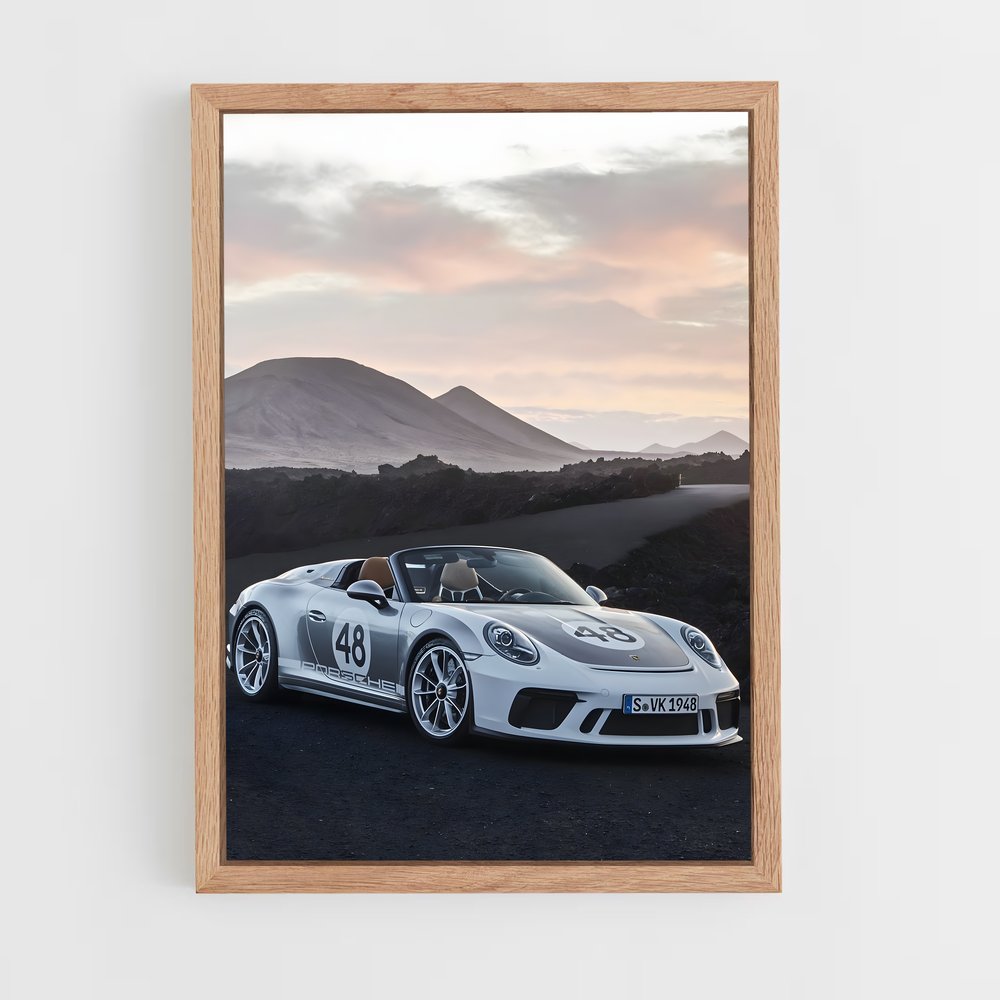 Poster magnifique speedster – affiche Porsche (vue 4)